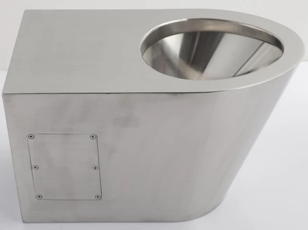 Stainless Steel Toilet Off-Floor Wall Waste